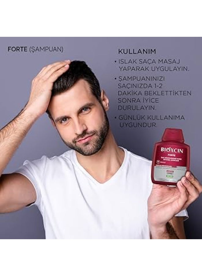 Bioxcin Forte Anti-Hair Loss Herbal Shampoo (1 x 300 ml) - Image 2